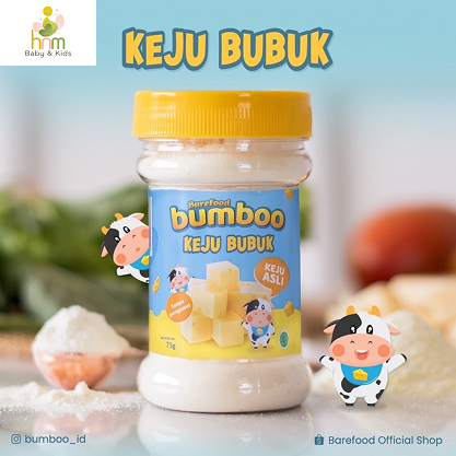 

Bumboo Keju Bubuk 75gr Keju MPASI non MSG Barefood