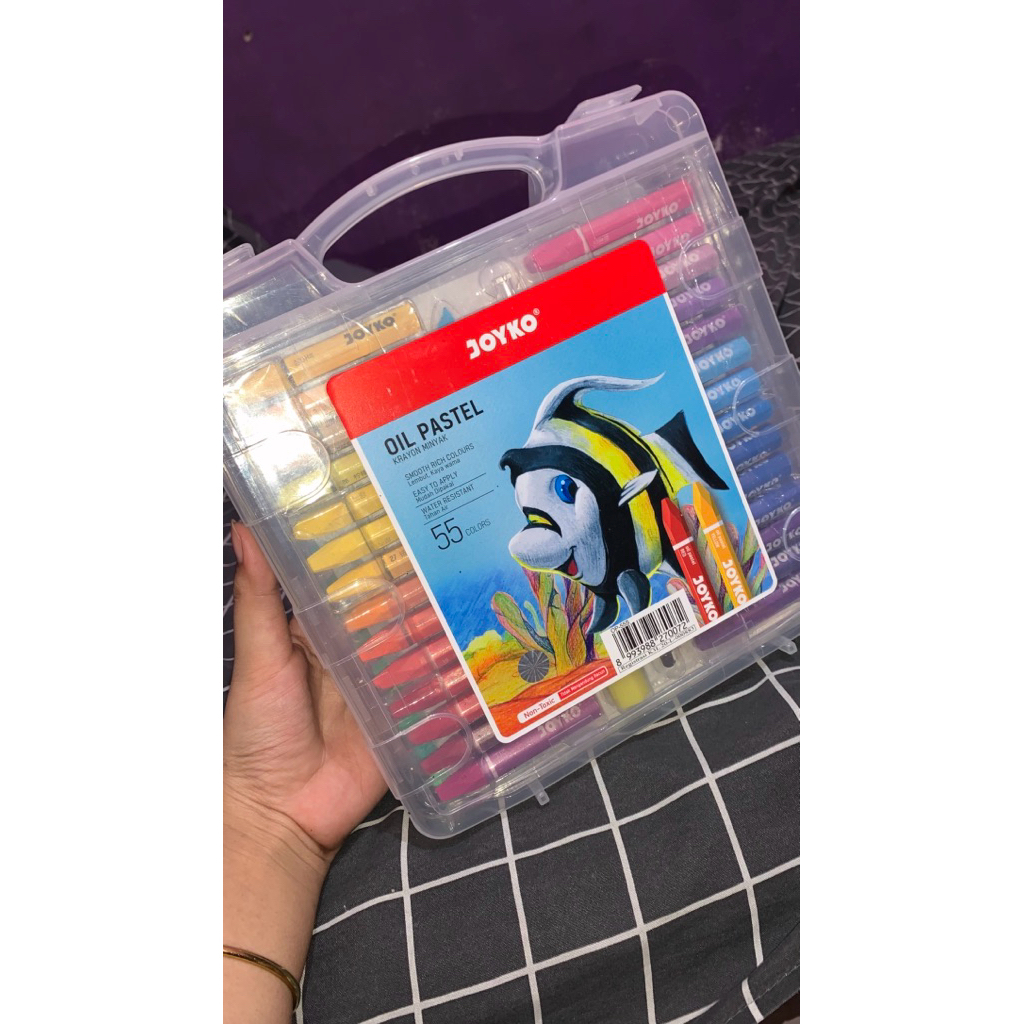 

crayon oil pastel joyko isi 55