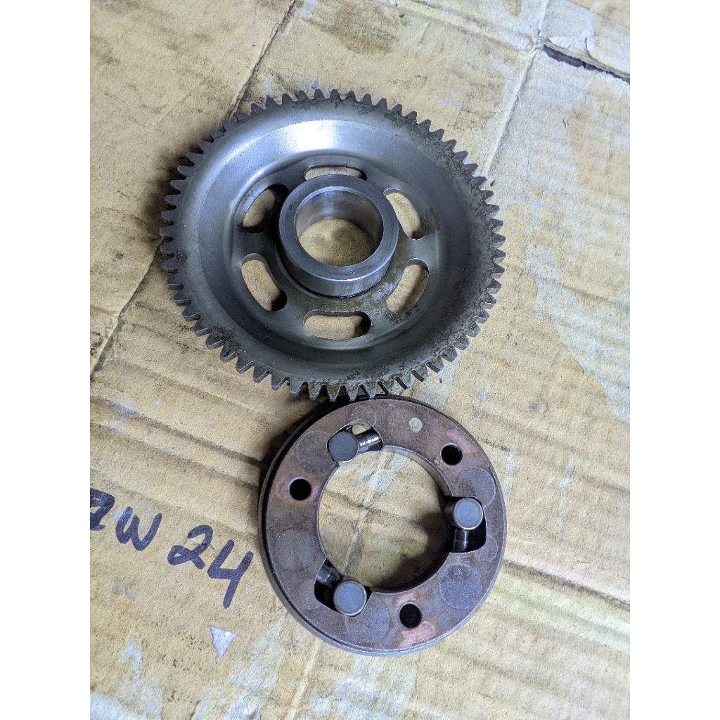 GIGI STATER PLES PELOR STATER MOTOR YAMAHA VIXION OLD PNP R15 VIXION NEW ORIGINAL COPOTAN(second)