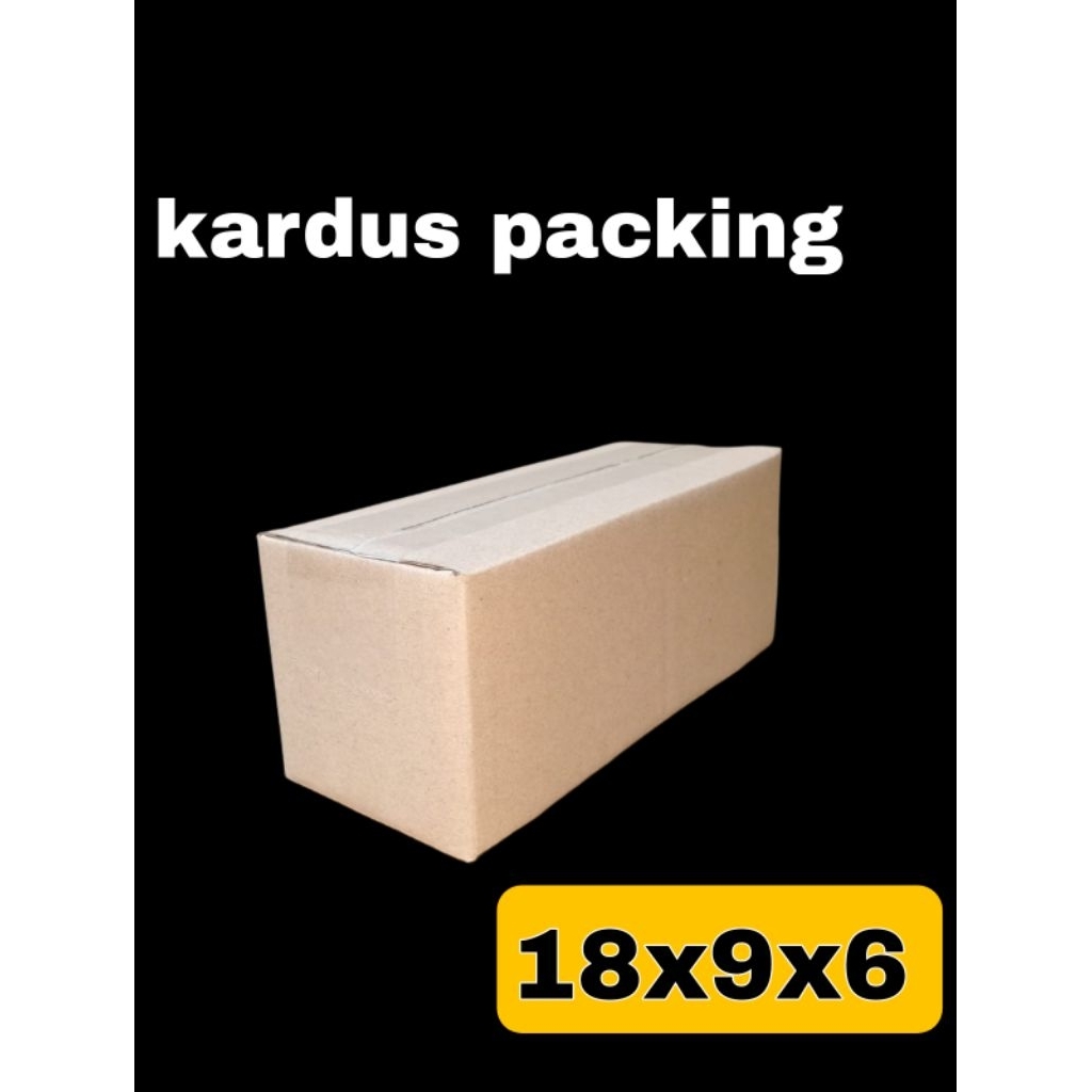 

kardus packing UK 18x9x6 kardus kecil kardus besar..