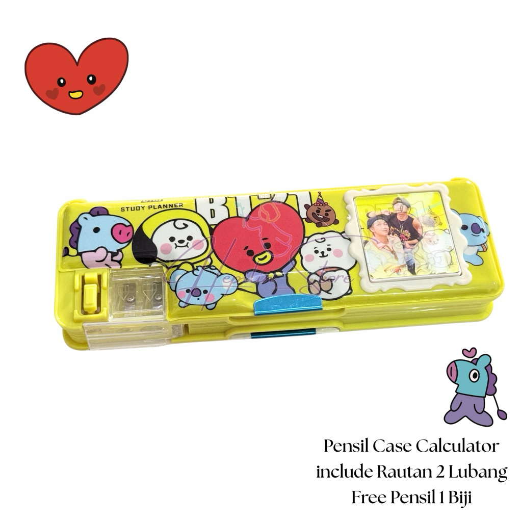 

Pensil Case Calculator / Tepak Pensil Kalkulator / Tempat Pensil Magnet + Calculator