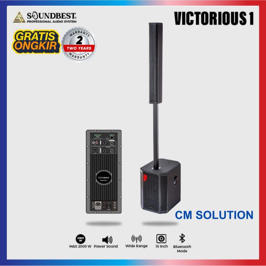 Professional Column Speaker Aktif Sub 15 Inch SOUNDBEST Victorious 1