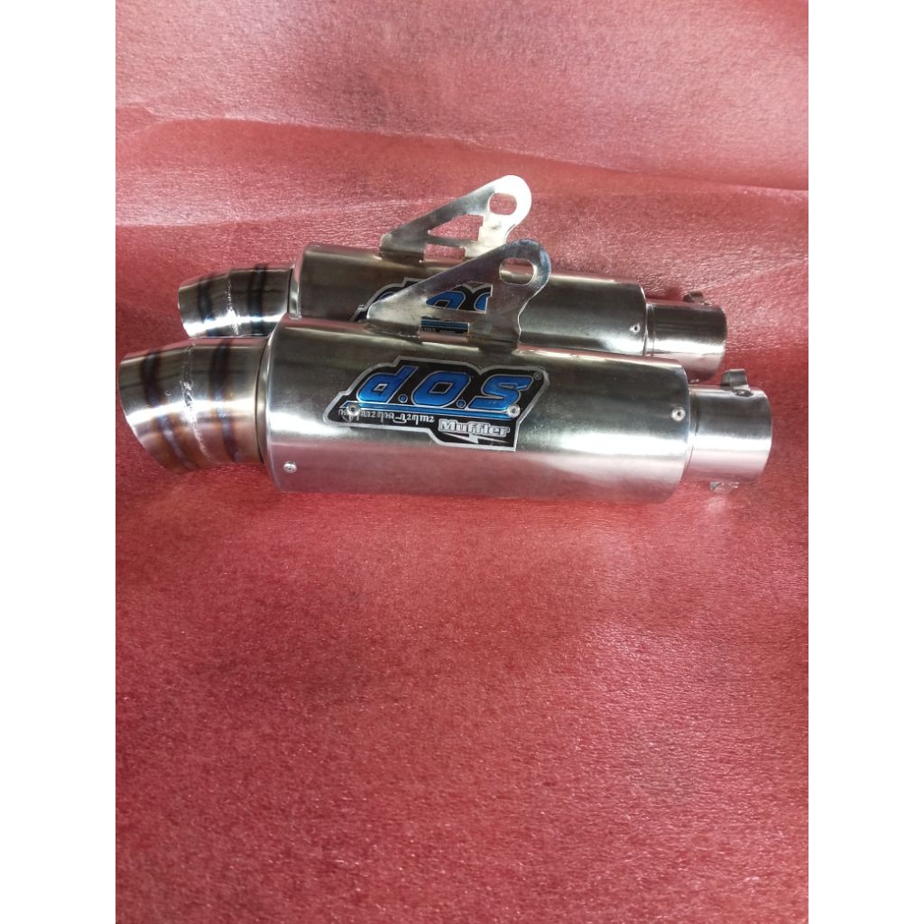 knalpot Racing dos mufler  supra / revo / jupiter / smash /  kharisma