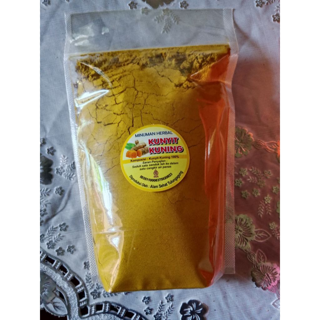 

kunyit serbuk /kunyit kuning instan 1kg/kunyit bubuk non gula