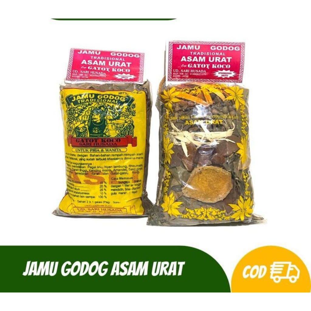 

jamu godog tradisional asam urat encok cap Gatot kaca