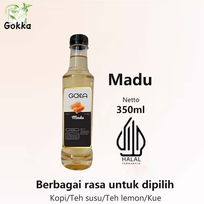 

Gokka Madu Sirup 350ml - Delicious Madu Flavor Syrup / Sirup Madu