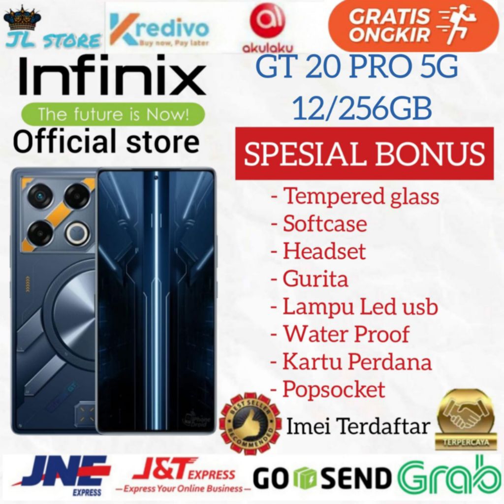 INFINIX GT 20 PRO RAM 12GB 256GB 8/256GB GARANSI RESMI INFINIX