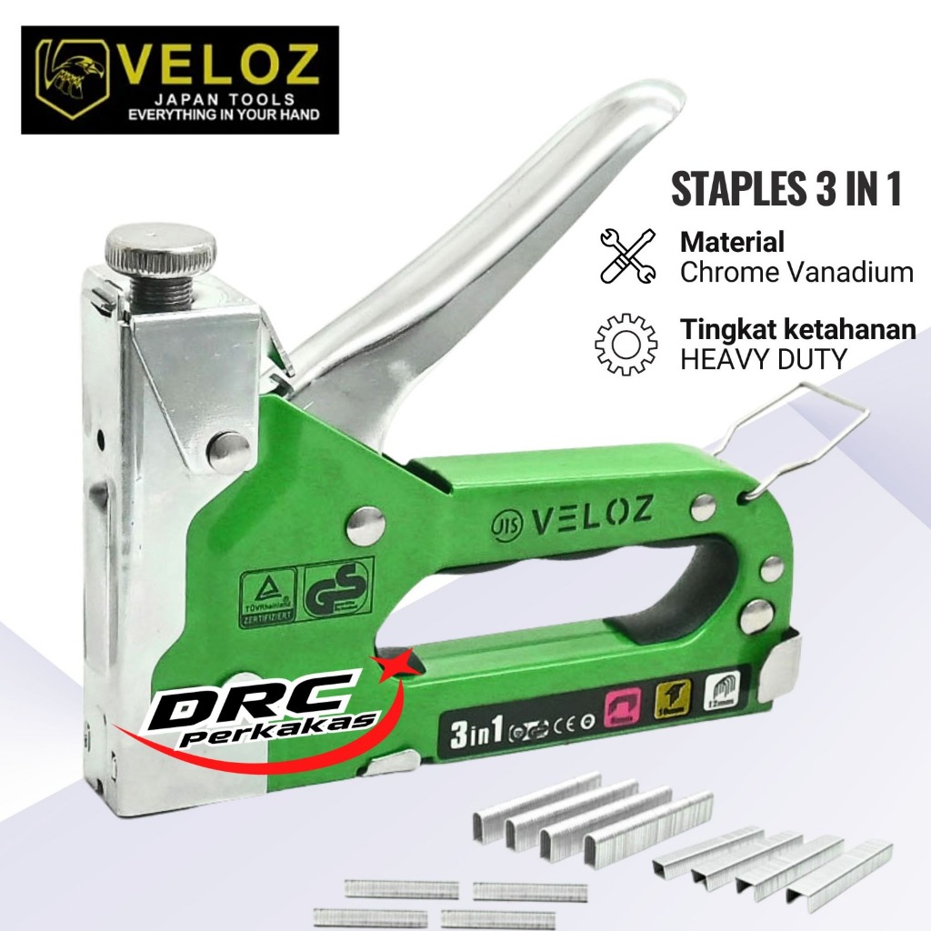 

Tekiro Staples tembak 6 - 14 mm Staple gun tacker 3 in 1 Steples