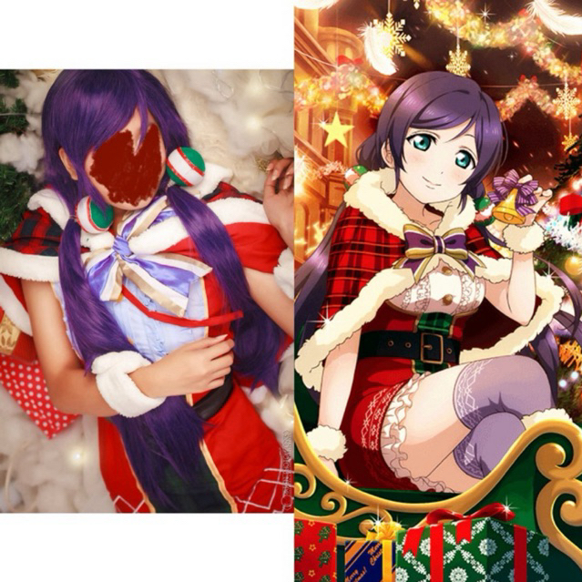 Cosplay Tojo Nozomi Love Live Christmas Costume Preloved