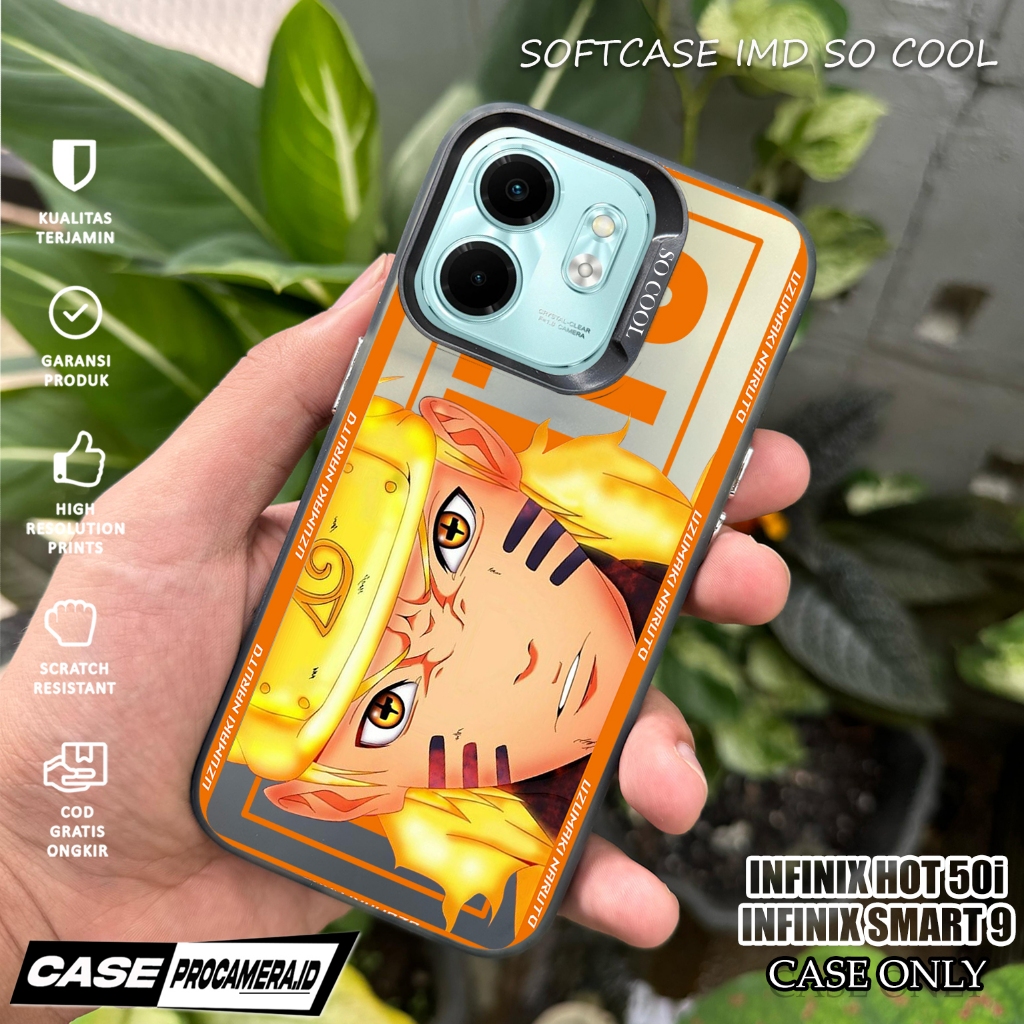 Case IMD For INFINIX SMART 9 / HOT 50i - casing For Case IMD INFINIX SMART 9 / HOT 50i - ( Anime )Ca