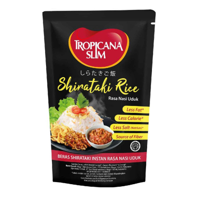 

Tropicana Slim Beras Shirataki Instan Rasa Nasi Uduk Pouch 72 g