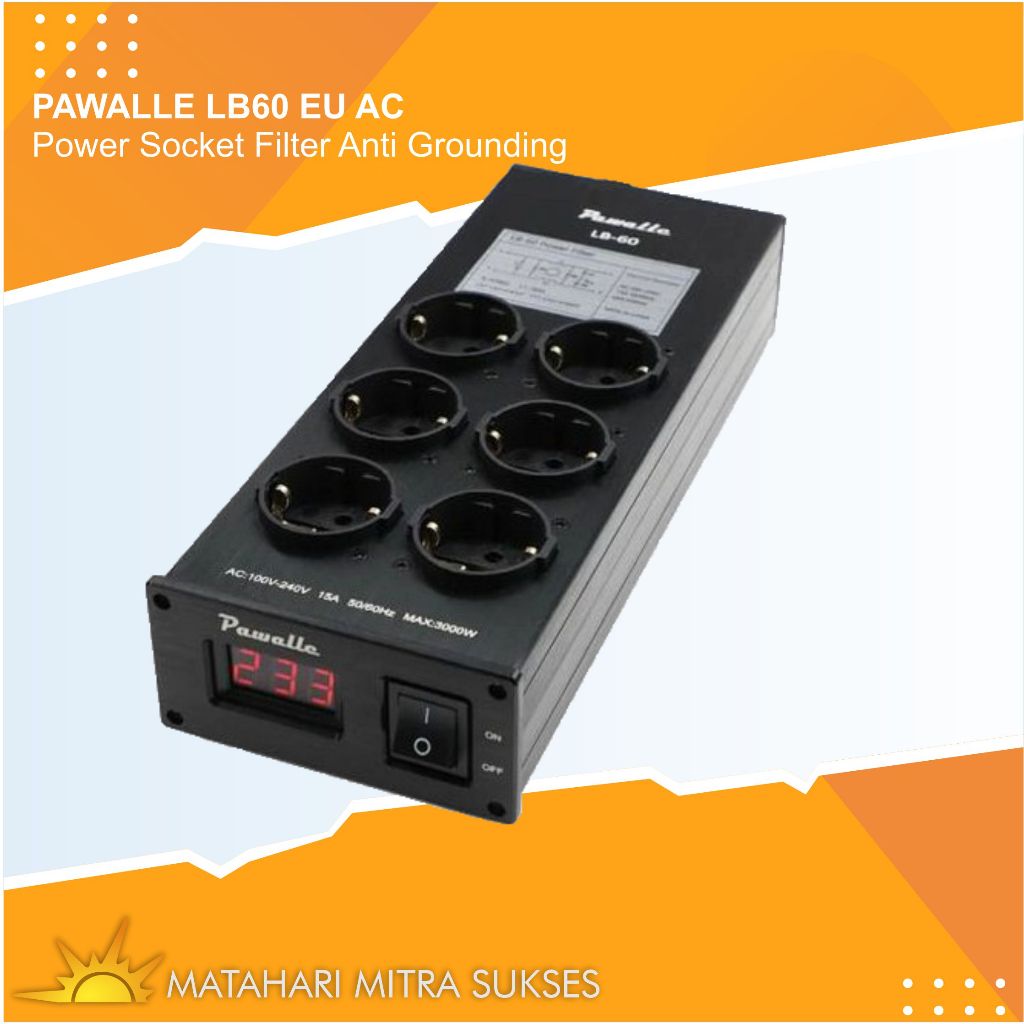PAWALLE LB60 EU AC Power Socket Filter Anti Grounding