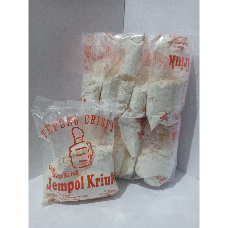 

Tepung Crispy Cap Jempol Raja Kriuk 90gram - Sayur Segar Instan Malang
