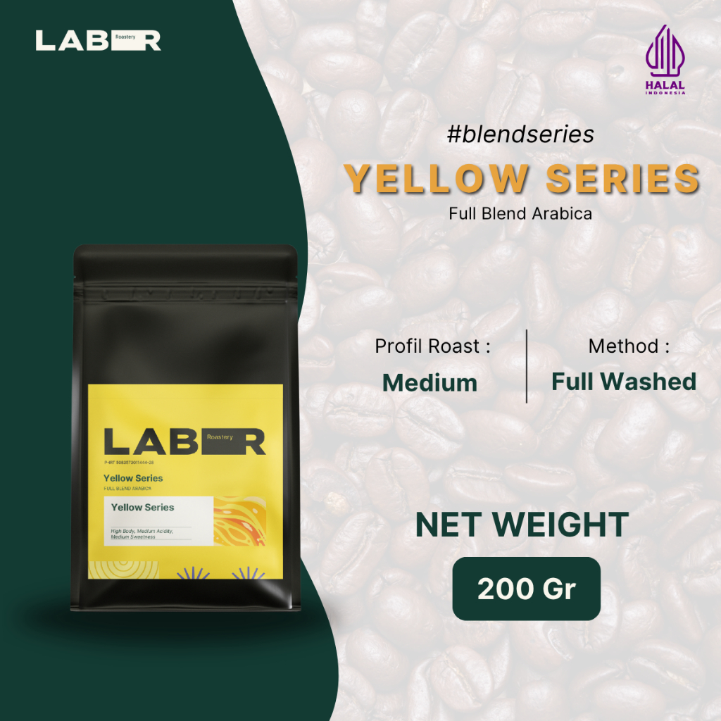 

LABR Yellow Series Kopi Espresso Blend Arabica 200g