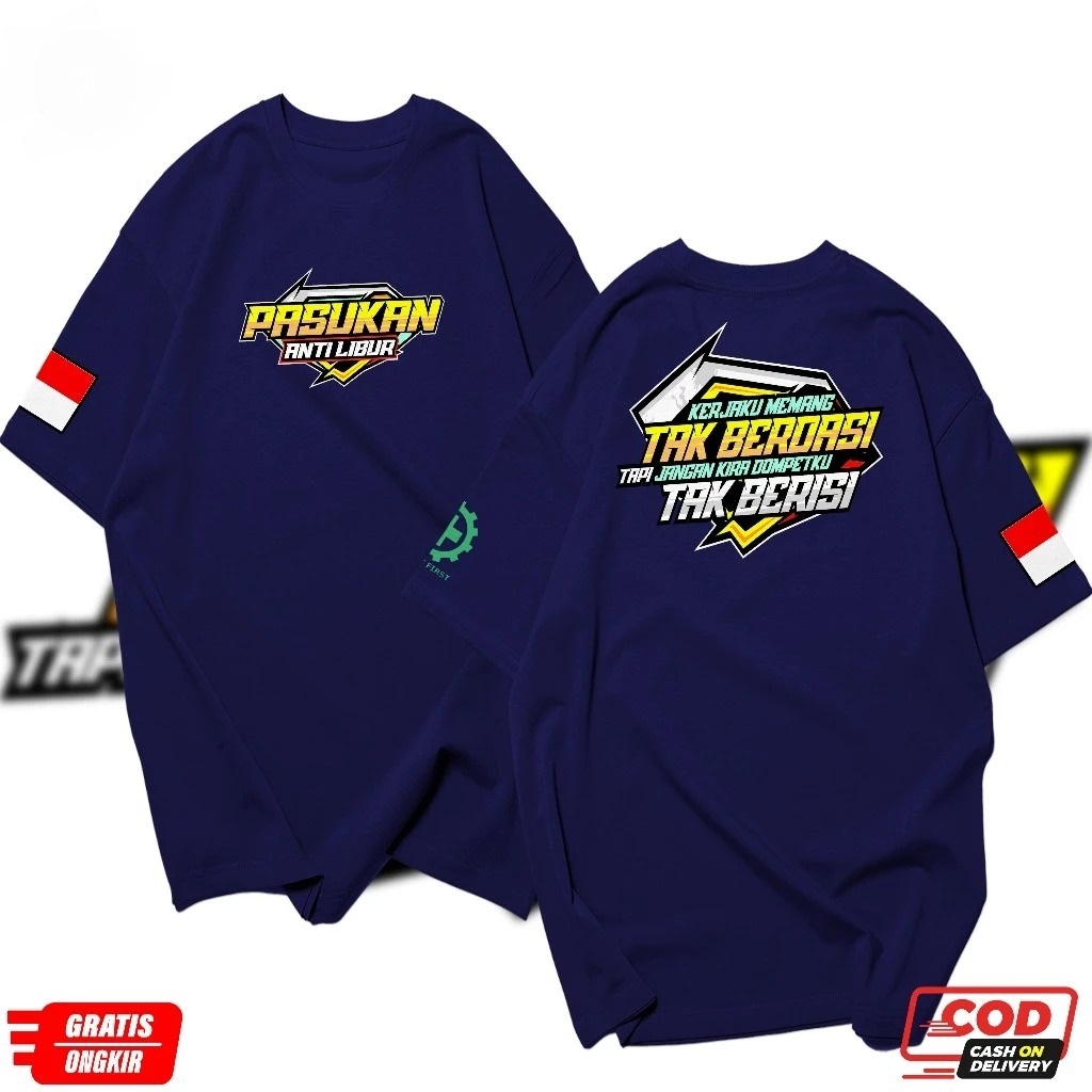 KAOS  PASUKAN ANTI LIBUR KAOS DISTRO PASUKAN ANTI LIBUR KAOS PRIA WANITA