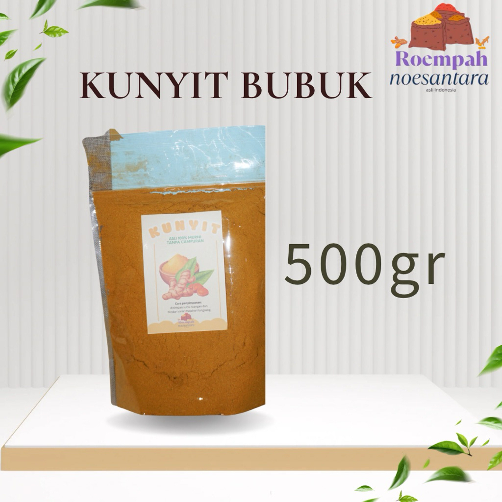 

PROMO!! 500gr Kunyit Bubuk ASLI MURNI 100% Tanpa Campuran Bubuk Herbal Jamu Tradisional