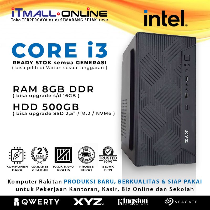 iTmallOnline | iT Strike PC desktop komputer rakitan core i3 komputer kantor dan sekolah all gen Cor