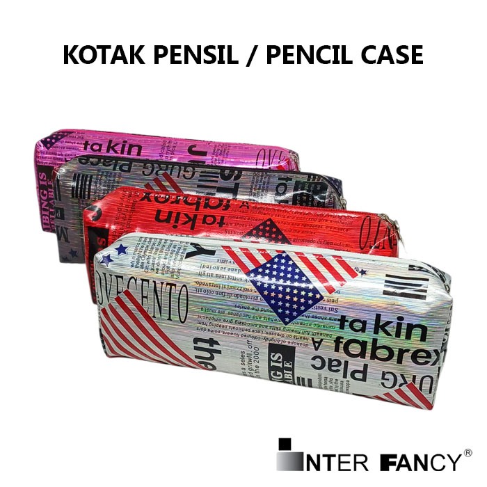 

Kotak Pencil / Tepak Pensil / Tempat Pensil / Pencil Case Bertekstur, Warna Metalik, type BD 10, dengan warna yang Mewah, Elegan. Terbuat dari bahan imitasi tahan air, ringan dan memuat banyak peralatan tulis.