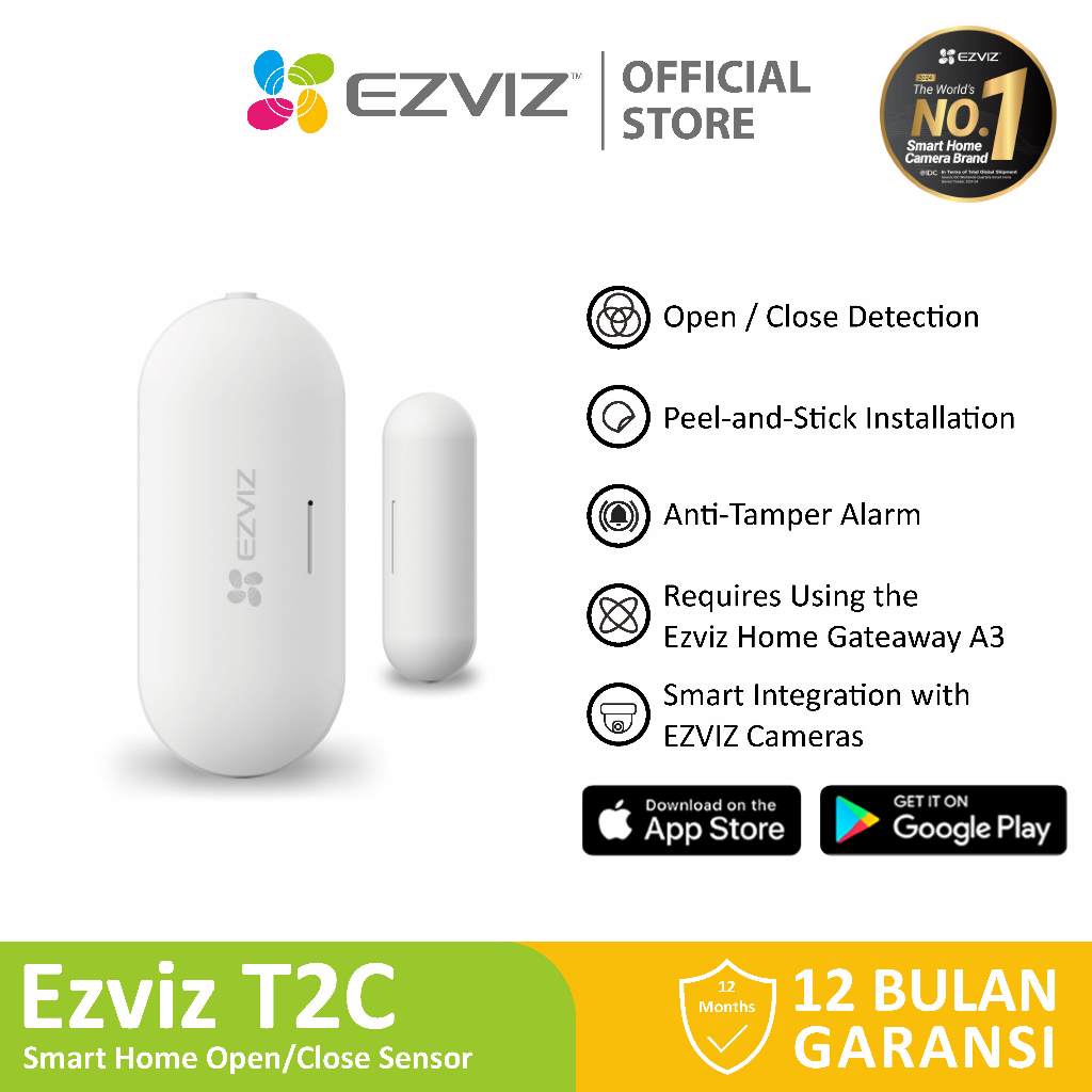 Ezviz T2C Smart Home Open Close Door Sensor Detection