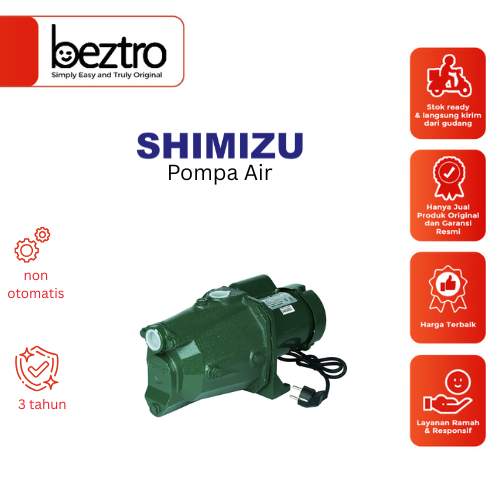 Shimizu Pompa Air Sumur Dangkal JET-108-BIT – Pompa Air Semi Jet Pump JET108BIT