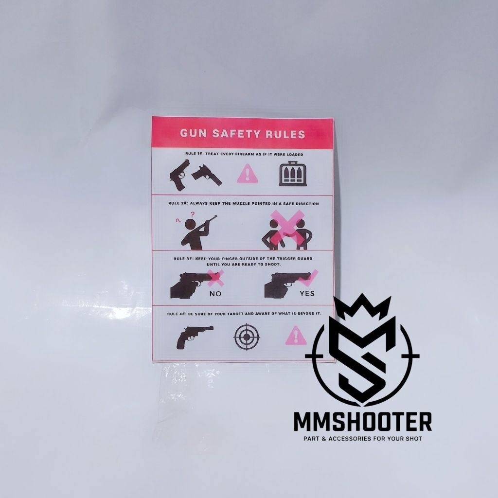 

stiker outdoor safety rules