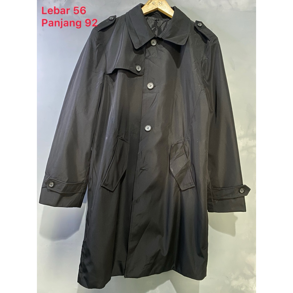 long coat pria second PL jubah panjang