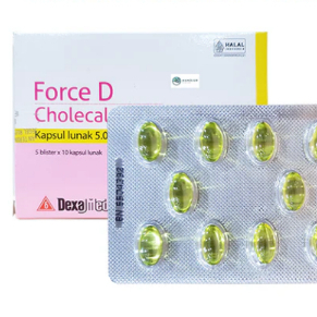 Force D Vitamin D3 5000/1000 IU Kapsul Lunak 1 BOX