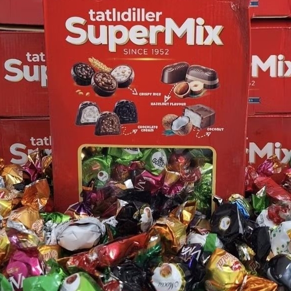 

COKLAT arab / Coklat Turki / Coklat Lilit asli Turki Merk Tatlidiller Supermix 2kg