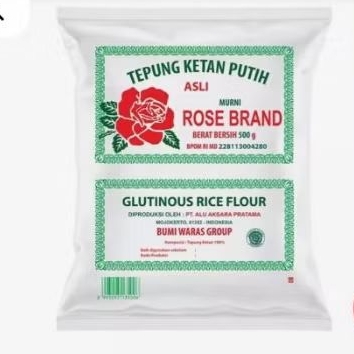 

TEPUNG KETAN PUTIH ROSE BRAND 500 gr