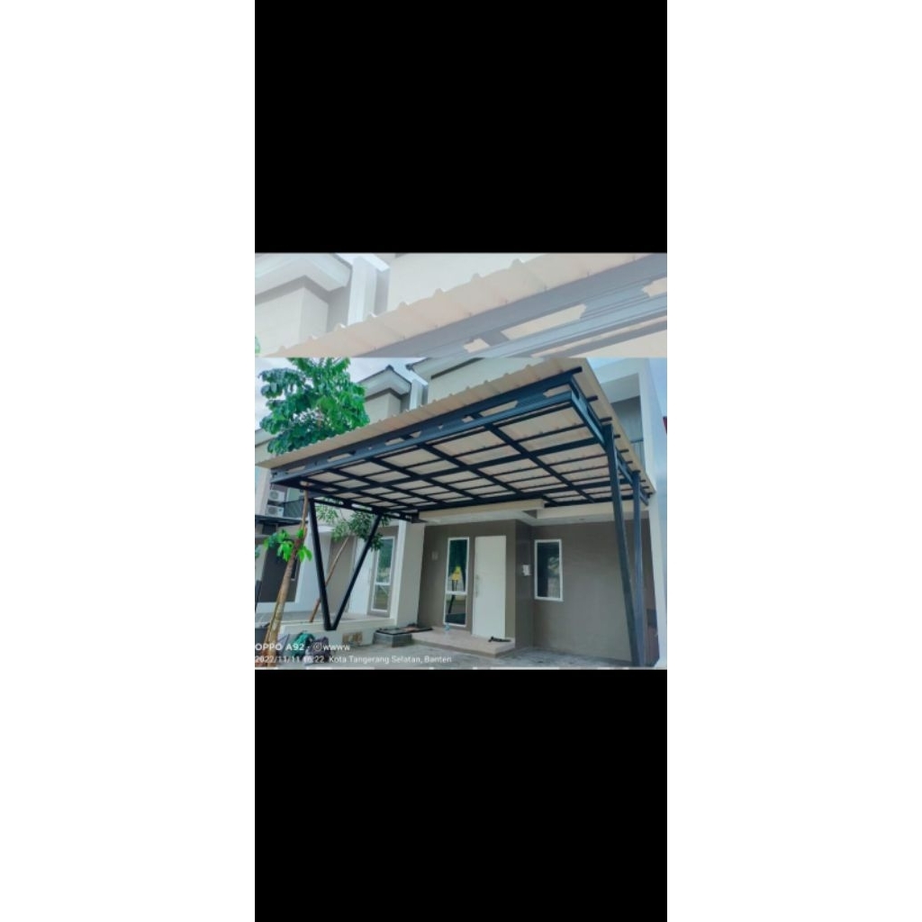 kanopi baja ringan atap alderon rs