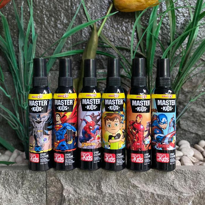 [1 PCS] MASTER KIDS Spray Cologne 80+20ml | Minyak Wangi Anak Laki-laki