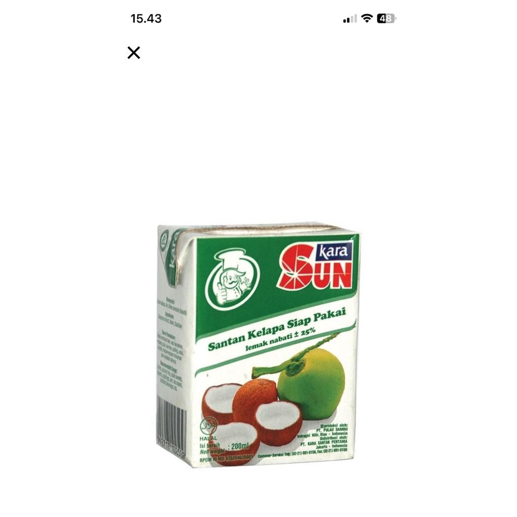 

KARA SUN SANTAN KELAPA CAIR SIAP PAKAI 200 ML
