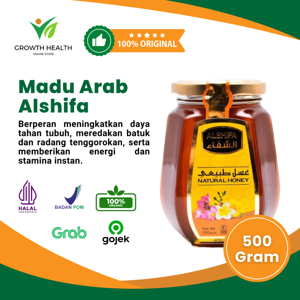 

Madu Arab Alshifa 500gr - Al shifa, Alsyifa Asli Arab Madu Murni