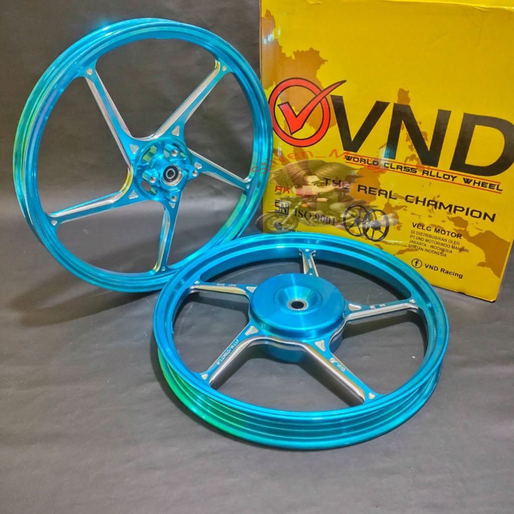 VND Velg Racing AK 558 F:140×17 & R:140X17 beat vario 110 125 150 vario 160 cbs scoopy genio