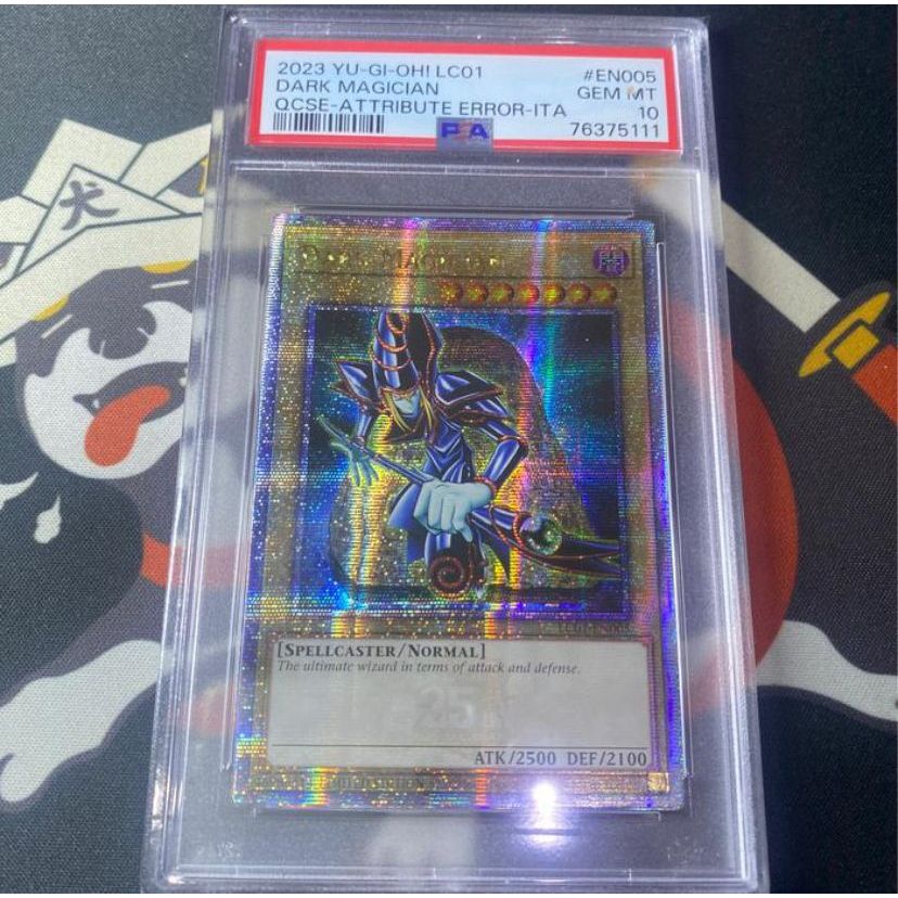 PSA 10 Kartu Dark Magician QCSE LC01 Yugioh TCG EN English