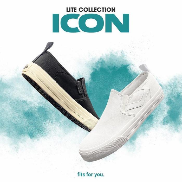 Sepatu Ventela Slip On ICON - Sepatu Ventela Kasual Pria Wanita BINB Original 100%