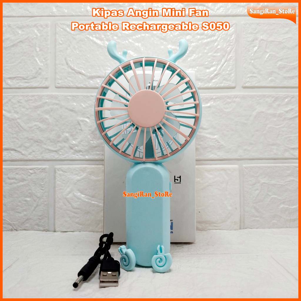 Kipas Angin Mini Fan Karakter S050 & Kipas Mini Buah S975 Kipas Angin Genggam Mini Portable Karakter