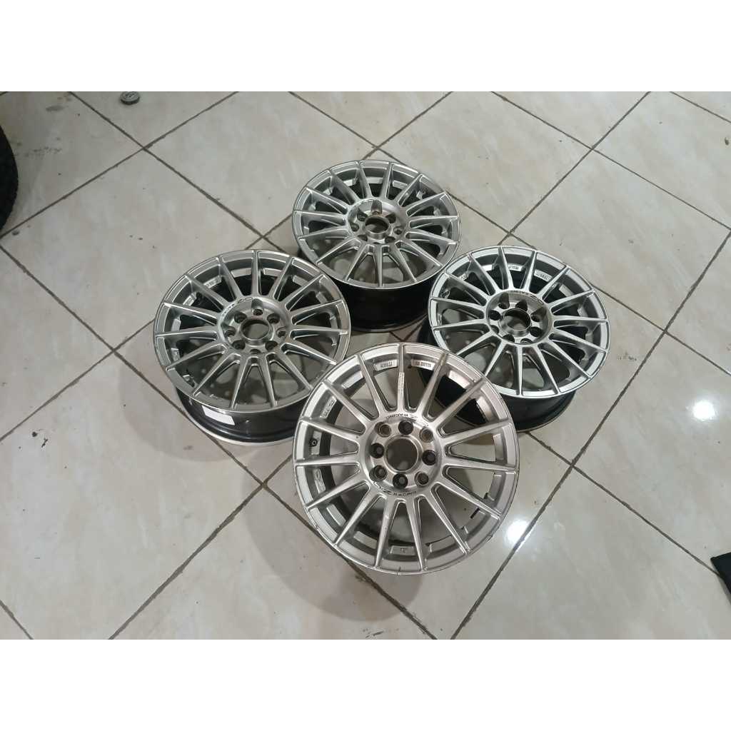 Velg Second OZ RACING Ring 15 Pcd 4x100/114.3 Mobilio Etios Yaris Soluna Spin Splash Avanza Mazda2