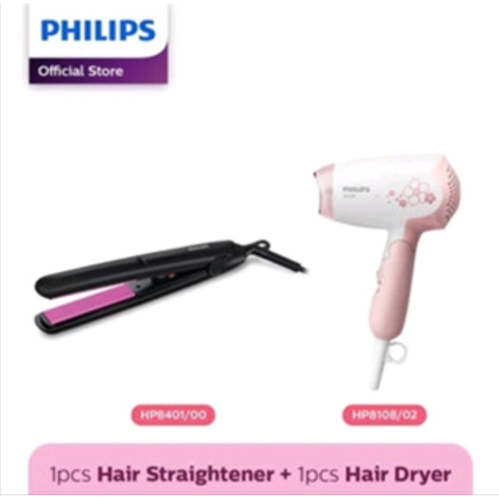 PHILIPS CATOK RAMBUT + HAIR DRYER