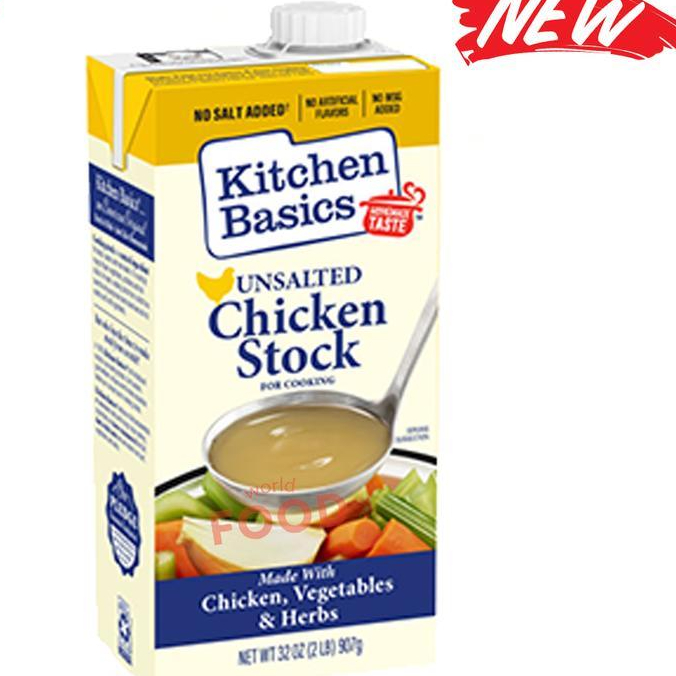 

KITCHEN BASICS - CHICKEN STOCK UNSALTED 907 GR