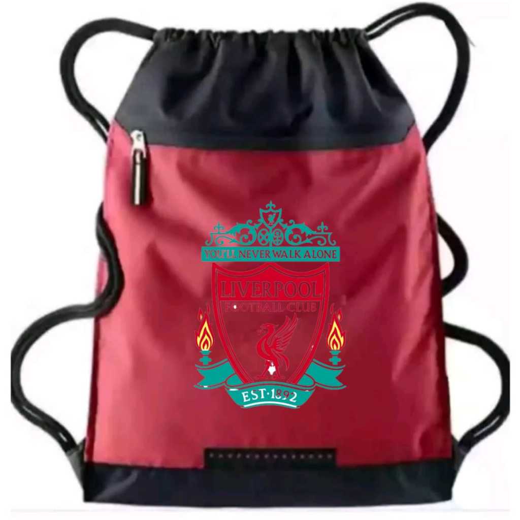Tas Serut travel olahraga Gymsack Anti Air Liverpol / Tas Serut Liverpol