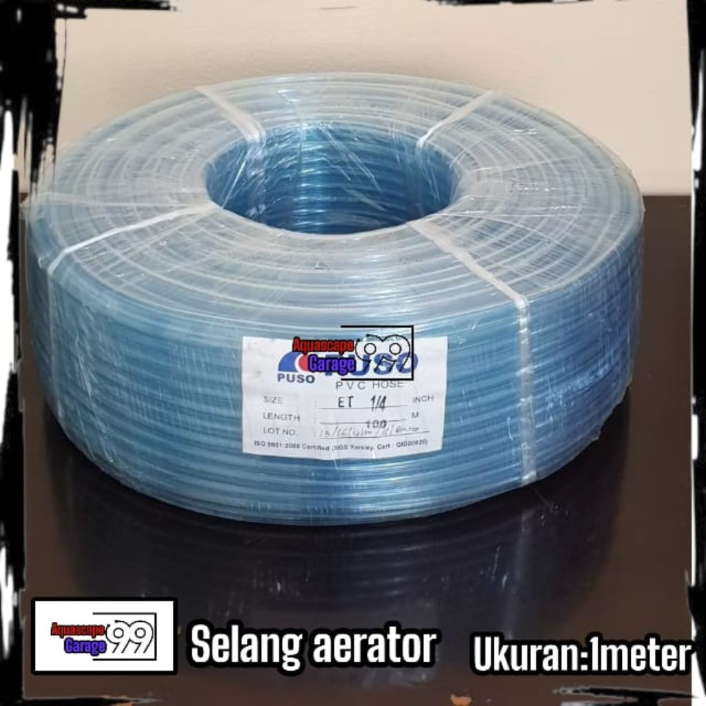 selang aerator permeter gelembung / selang aerator/1mtr