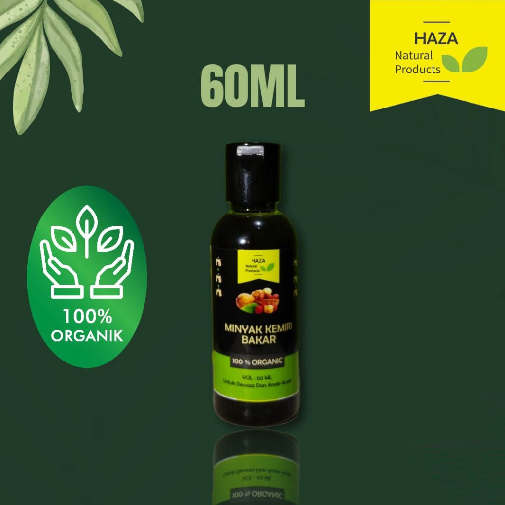 SPECIAL PROMO MINYAK KEMIRI BAKAR & MURNI 60ML - PERAWATAN RAMBUT ALAMI