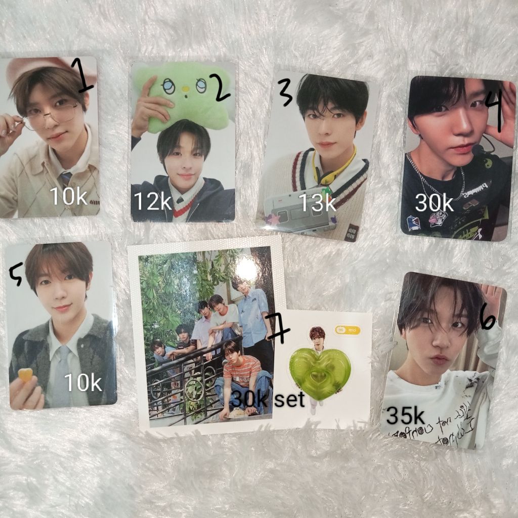 WTS PC OFFICIAL NCT WISH SION RIKU YUSHI JAEHEE RYO
