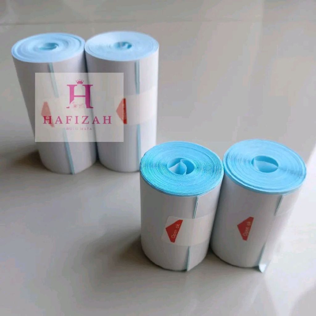 

HAFIZAH Kertas Sticker Label Thermal 58mm & 80mm Hitam Jelas untuk Printer Portabel Non Foil dengan Packing Plastik Aman