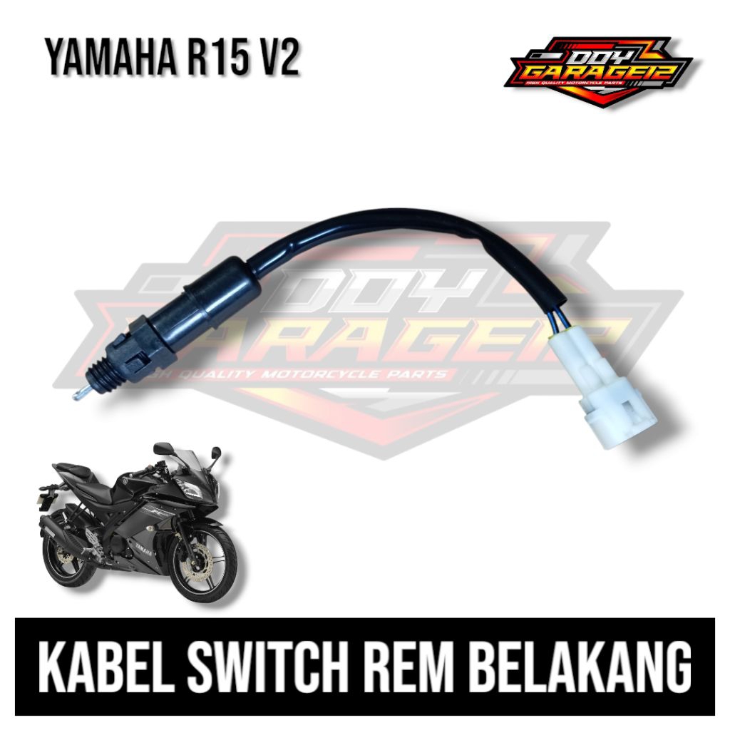 Kabel Soket Switch Rem Belakang Yamaha R15 v2 Soket Switch Rem Motor  Yamaha R15 v2