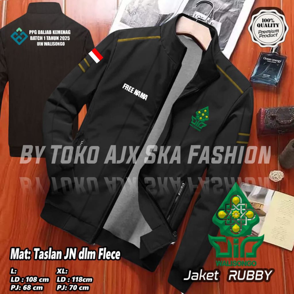 JAKET KEMENAG BATCH 1 UNIVERSITAS ISLAM WALISONGO UIN WALISONGO TAHUN 2025 2026 FREE CUSTOM NAMA WAT