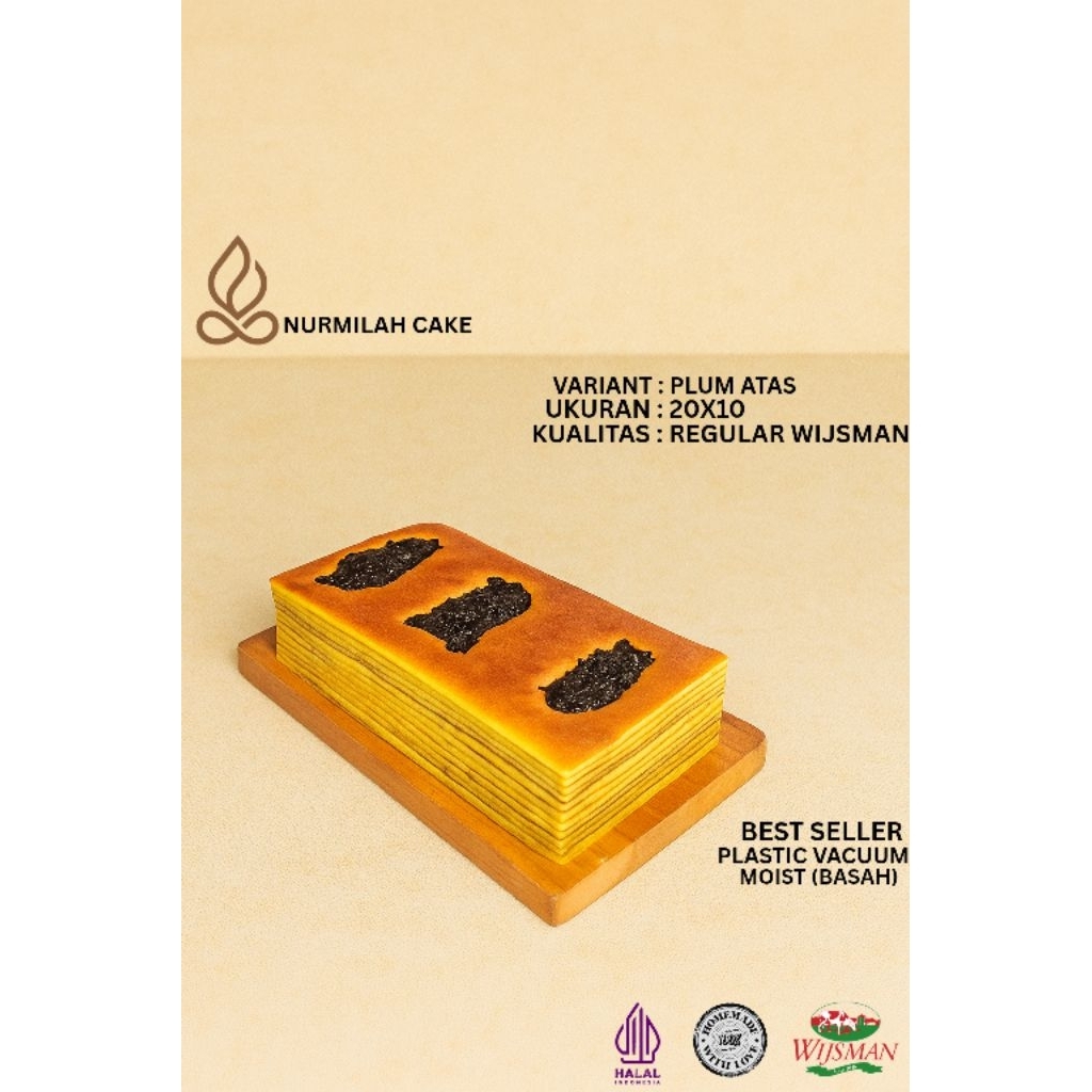 

Lapis legit plum atas reguler wijsman 20x10