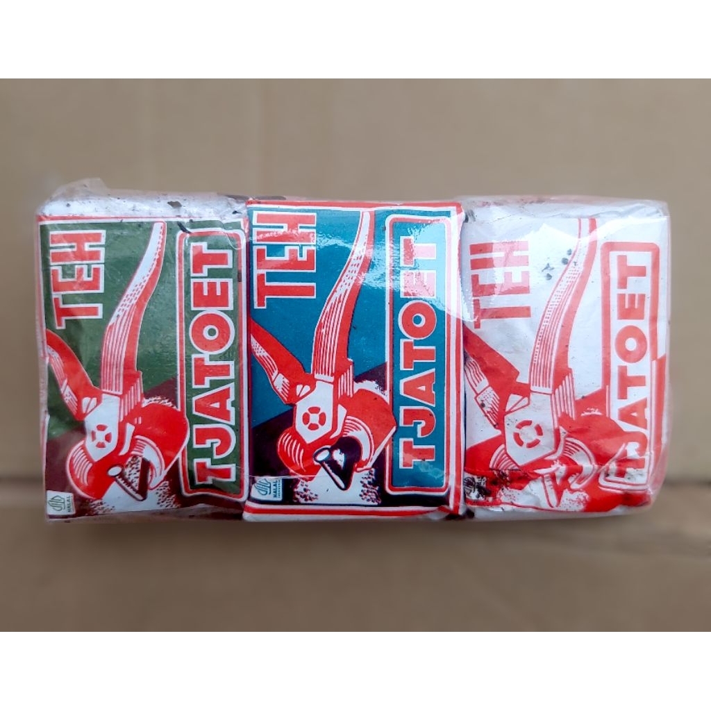 

paket teh tjatoet 40g.. / merah / biru / hijau