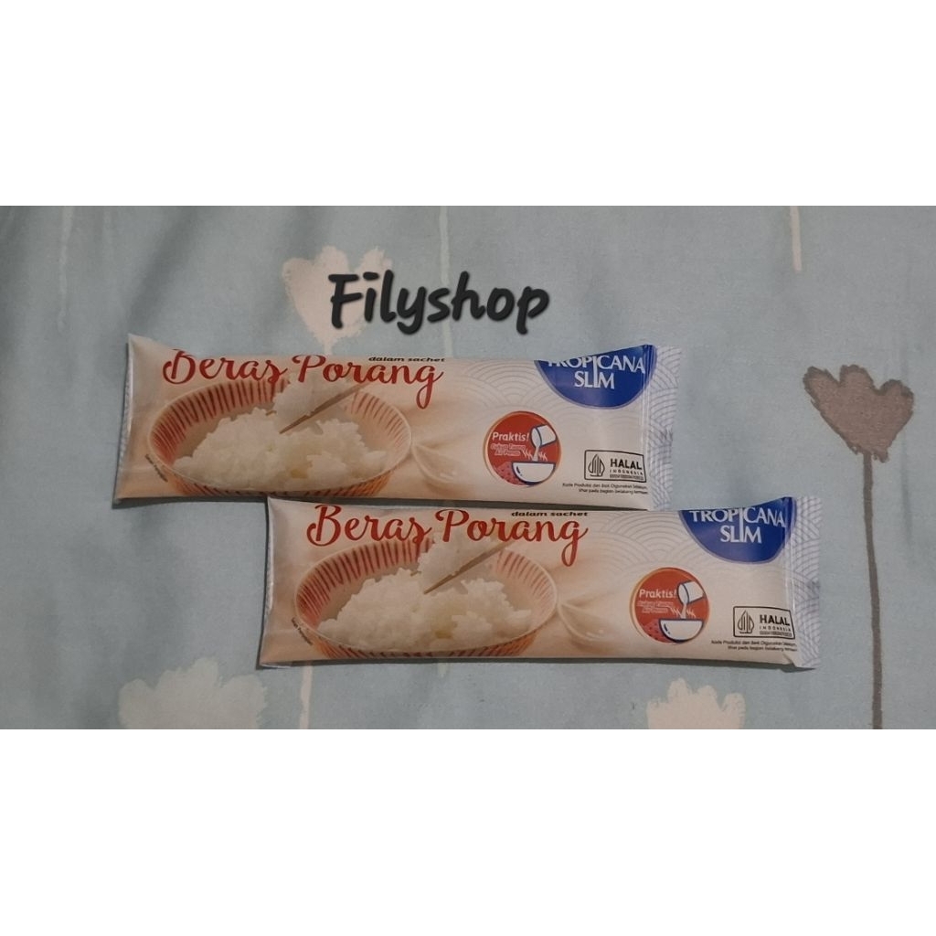 

Beras porang sacet Tropicana slim beras porang persacet 40gr